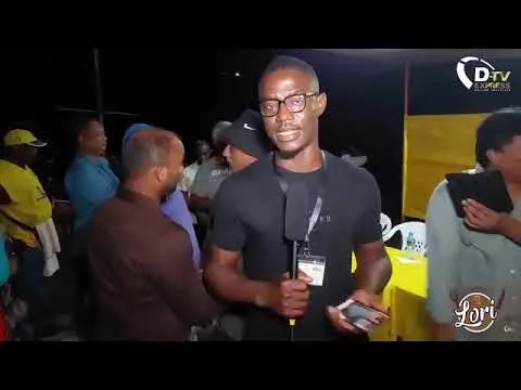 ABOP voorzitter te Tijgerkreek; toespraak Ronnie Brunswijk