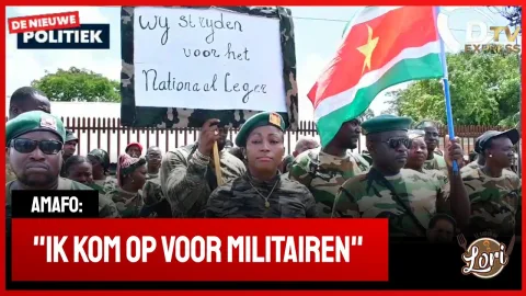 Alice Amafo organiseert Camouflage loop (Suriname)