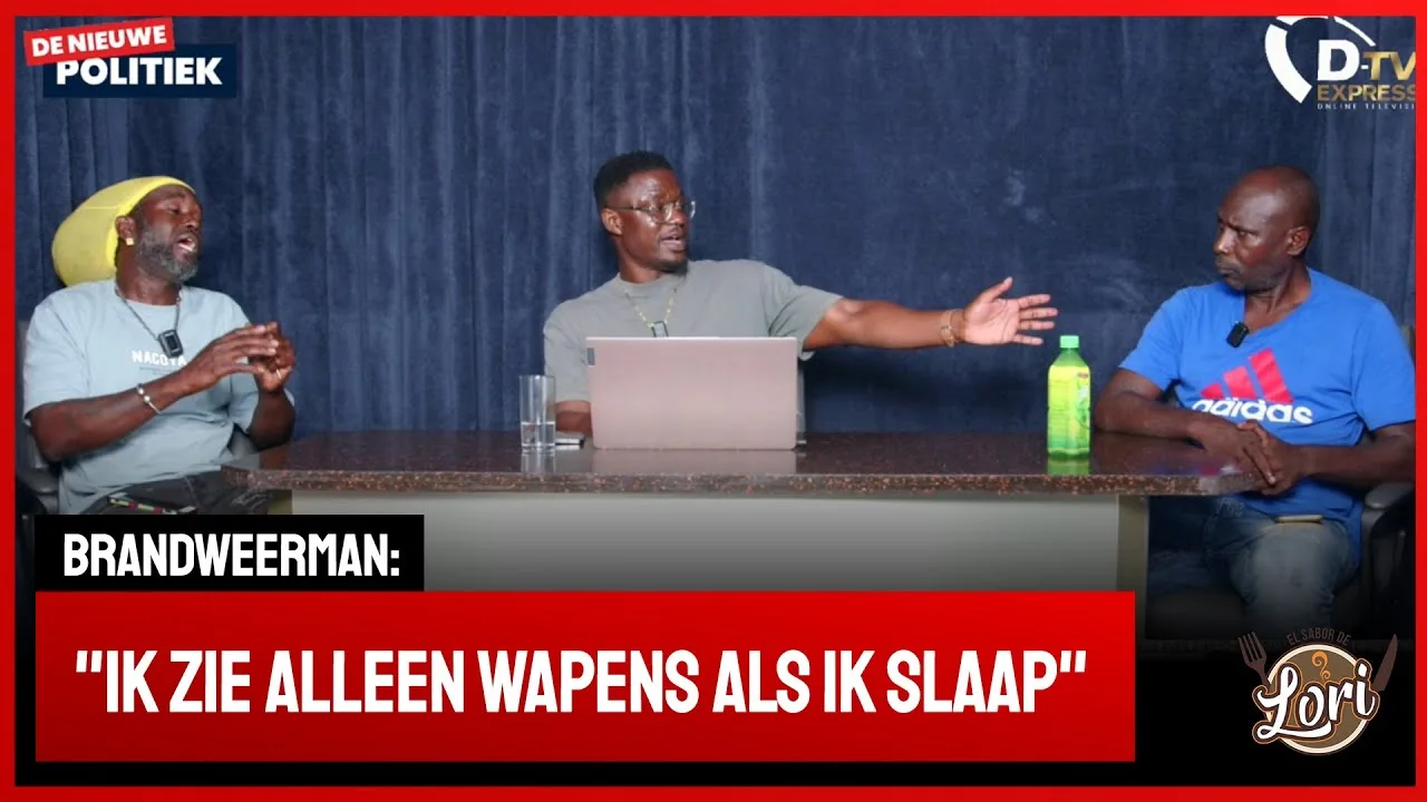 Brandweerman aangevallen door veiligheidsmannen Santhoki (Suriname)