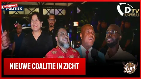 Drukte bij ondertekening intentie-verklaring (Suriname)