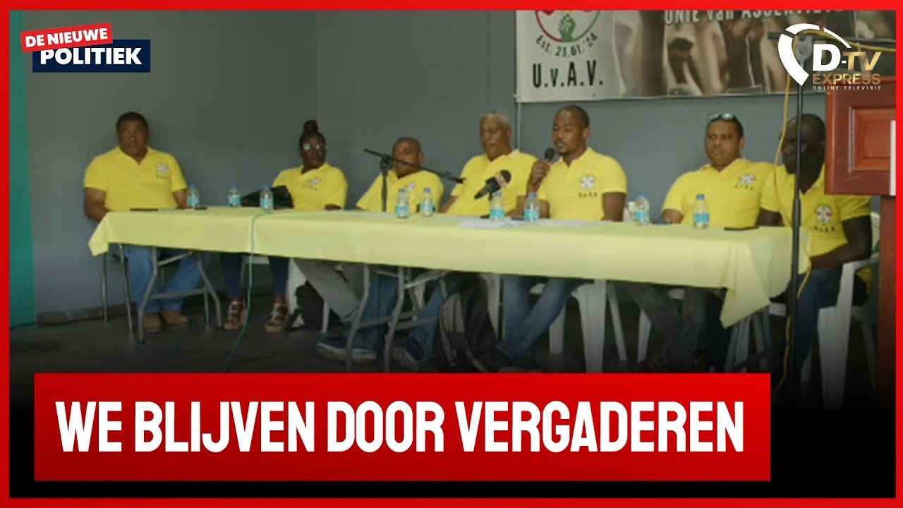 Flitsen Persconferentie Bonden over EBS (Suriname)