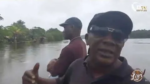 Flitsen zware wateroverlast klaaskreek naar Lombe