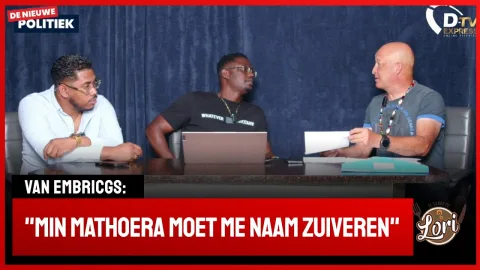 Jerrel van Embricqs niet te spreken over handeling Mathoera (Suriname)
