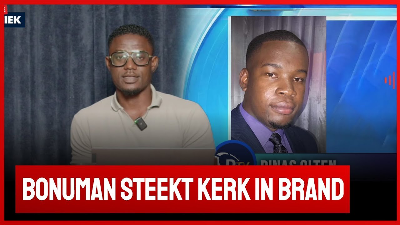 Kerk te Albina in brand gestoken (Suriname)