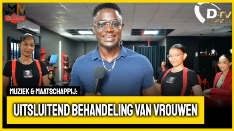 Opening Salon speciaal voor Mannen (Suriname)