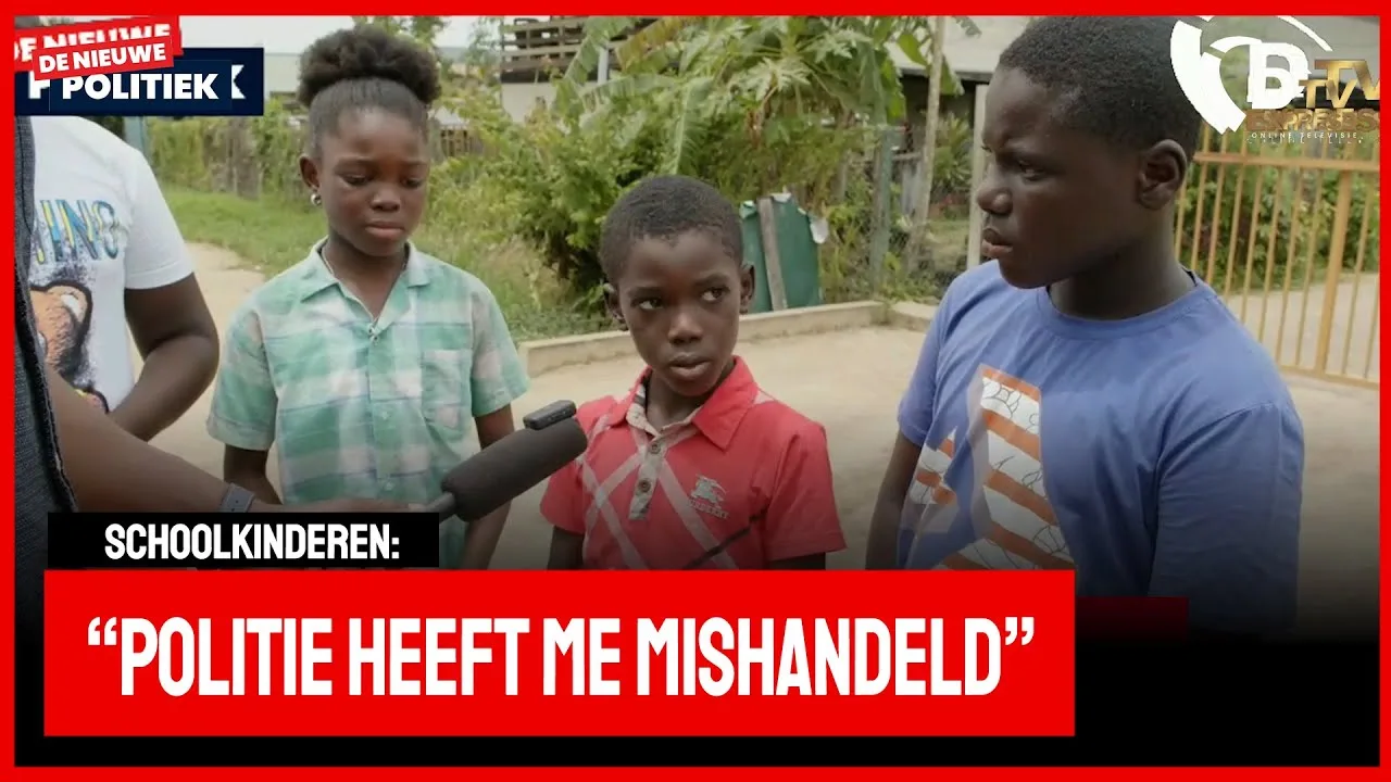 Ouders boos: Kinderen mishandeld door Politie (Suriname)