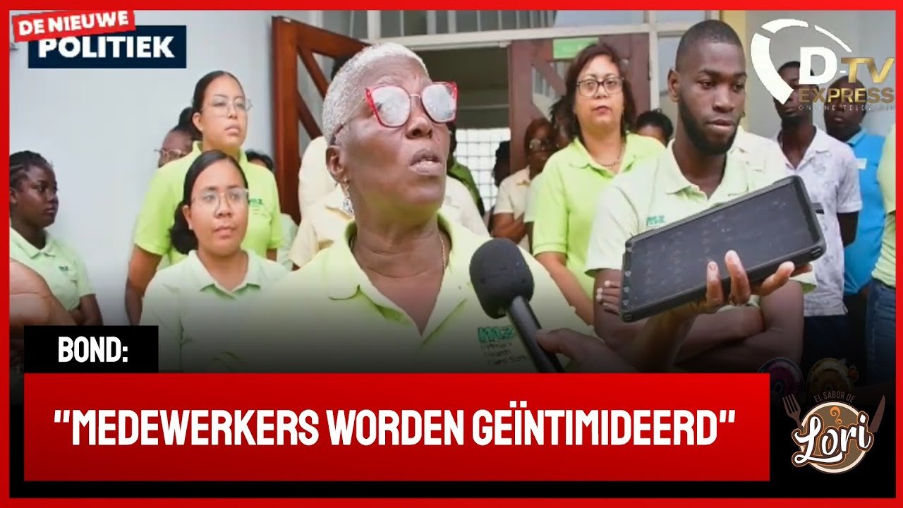 Personeel medische zending in actie; minister negeert actie (Suriname)