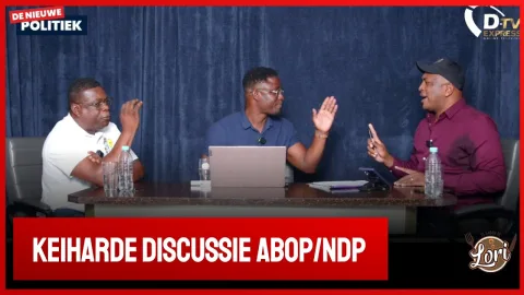 Politiek Debat Melvin Bouva en Wesley Rozenhout (Suriname)