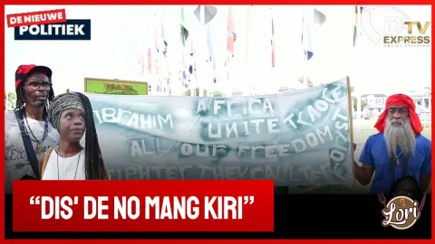 Protesten op het onafhankelijkheidsplein voor Ibrahim Traore (Suriname)