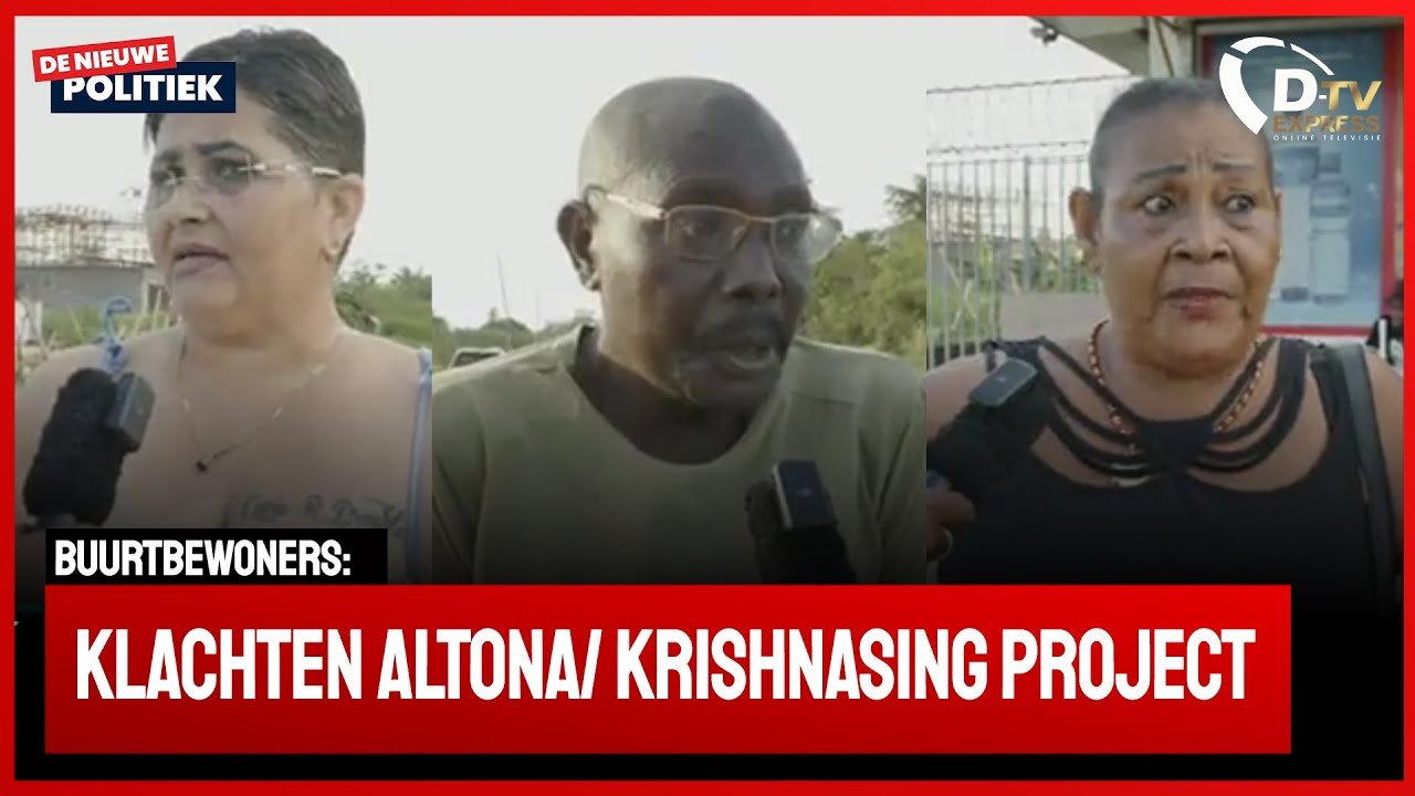 Altona/ Krishnasing project 1 en 2 al een jaar geen water (Suriname)