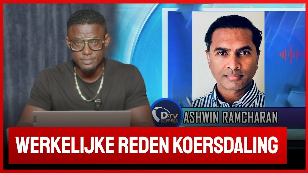 Ashwin Ramcharan over werkelijke reden achter dalende koers in Suriname