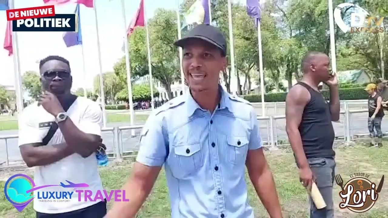 Beelden protestactie in Suriname 17 februari 2023 (deel 1)