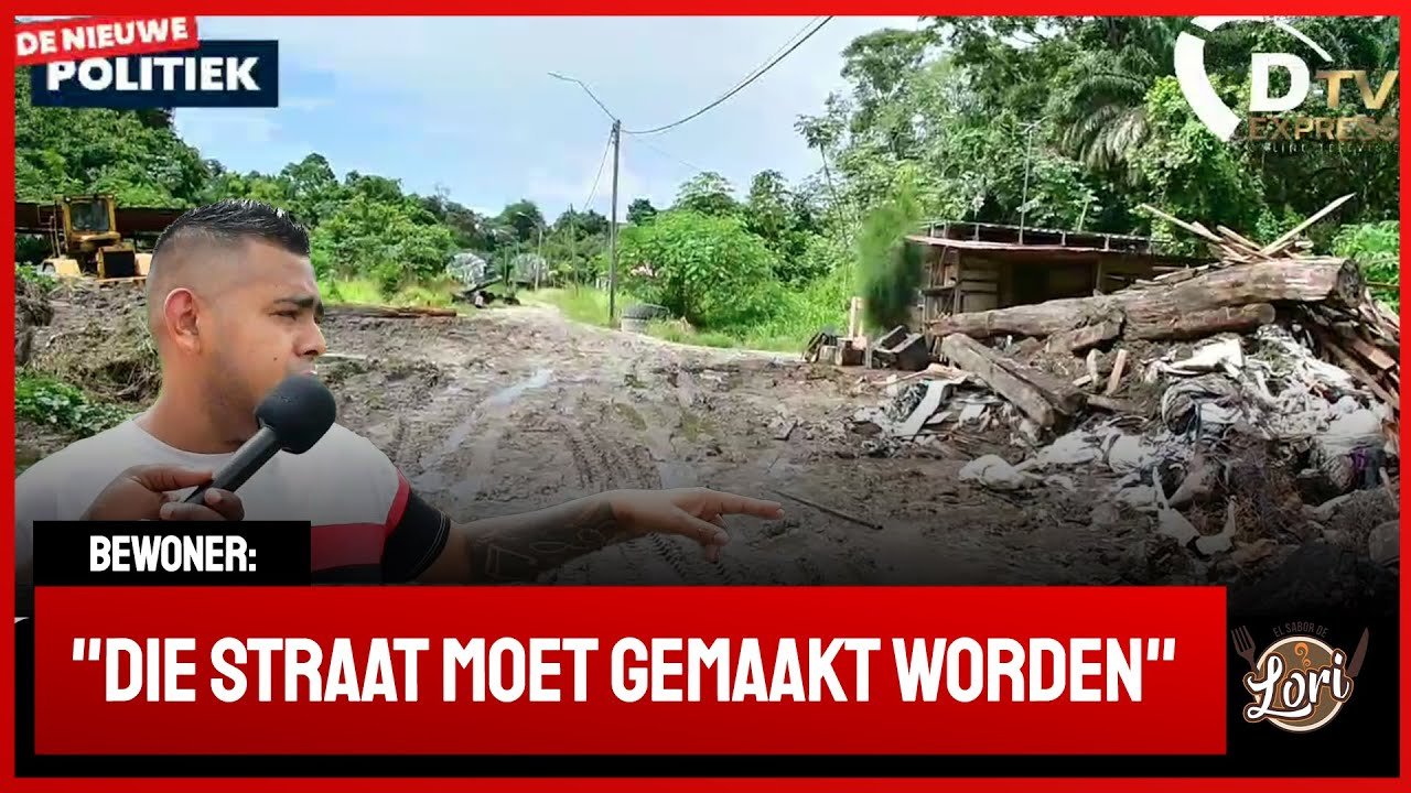 Bewoners dupe van activiteiten ondernemer, weg niet begaanbaar