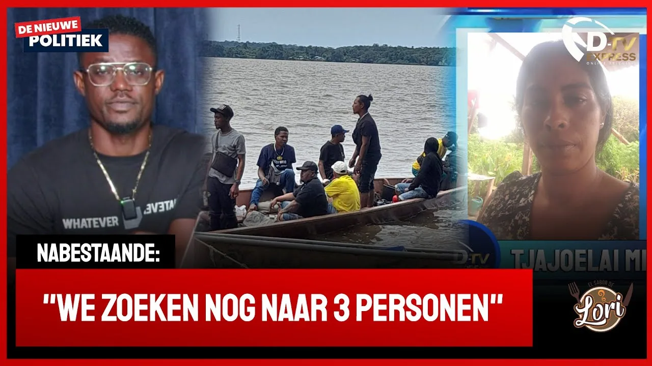 bootongeval Albina. 3 doden en gewonden (Suriname)