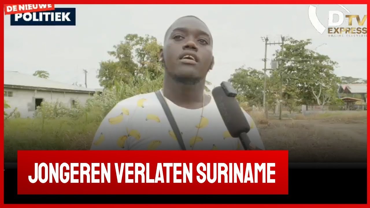 Braindrain jongeren uit Suriname moet stoppen zegt de man van tegenwind