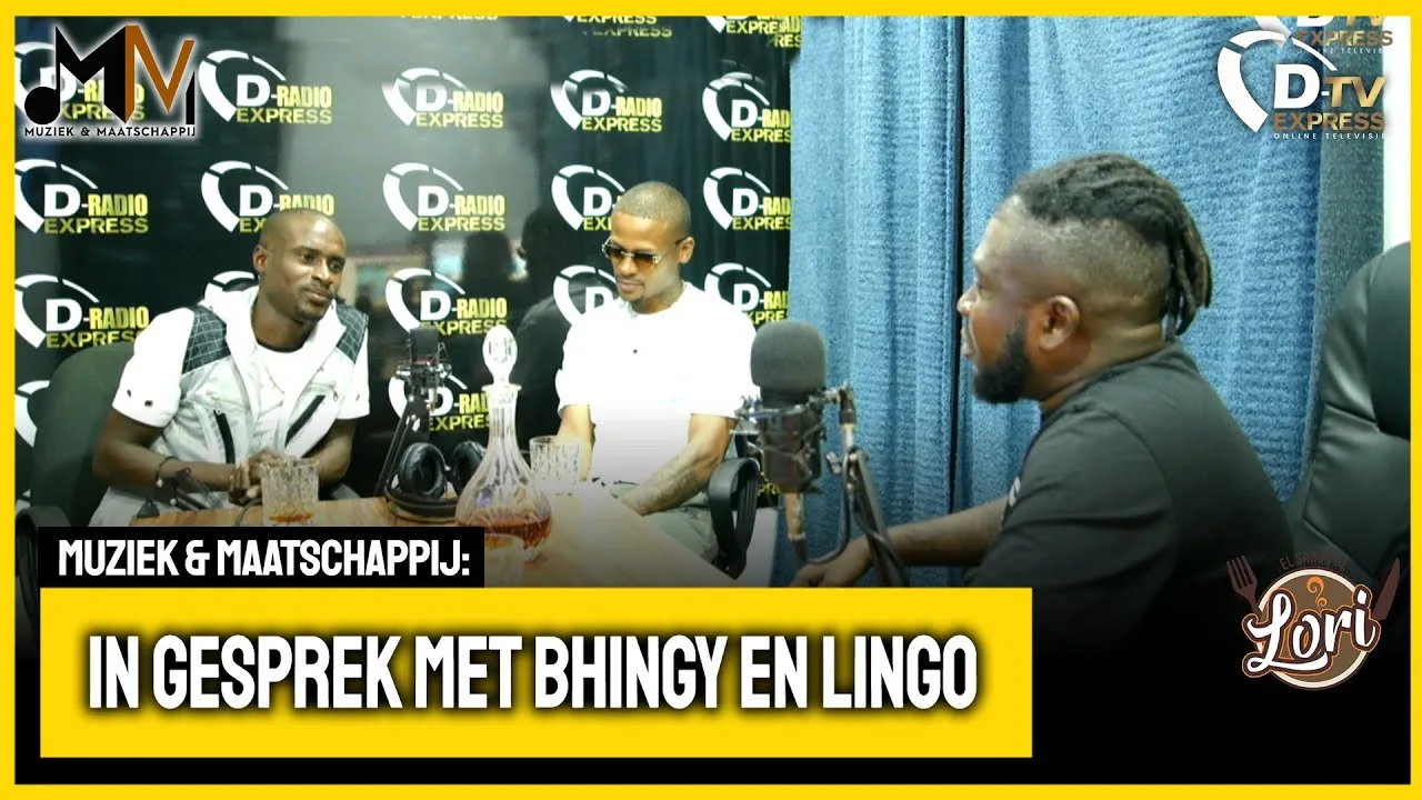 Damaru in gesprek met Bhingy en Lingo (Suriname)