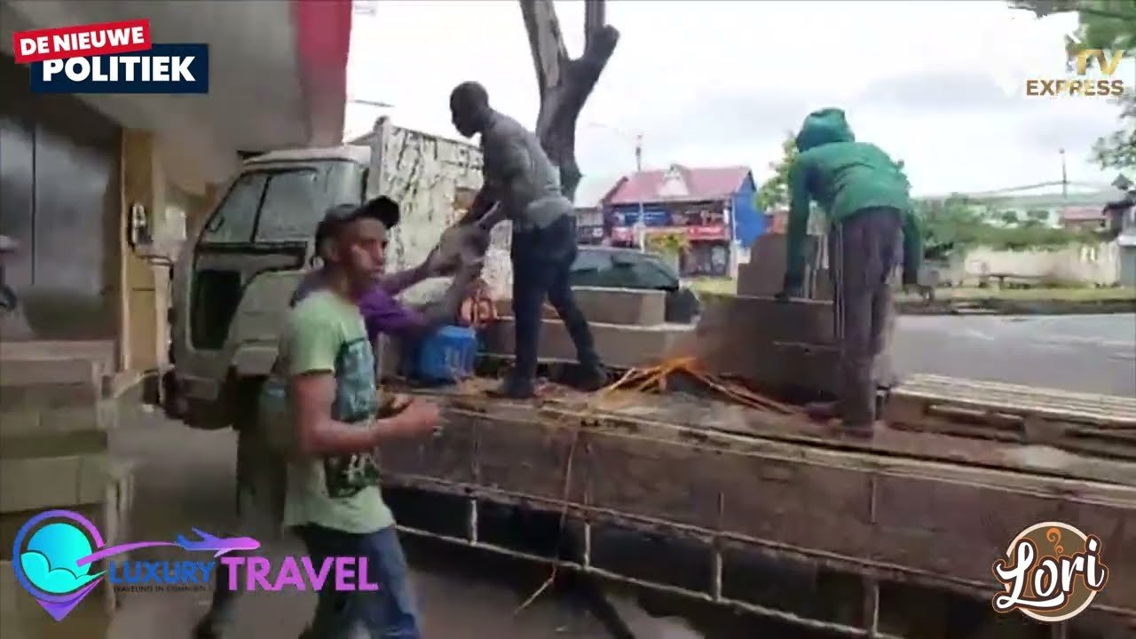 De dag na protesten en plunderingen bij Times Mall Paramaribo (Suriname)