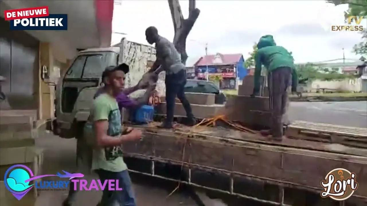De dag na protesten en plunderingen bij Times Mall Paramaribo (Suriname)