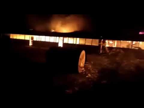 De EBG school van het dorp Guyaba zou vanochtend(zaterdag) tegen 01.00u in brand zijn gestoken.