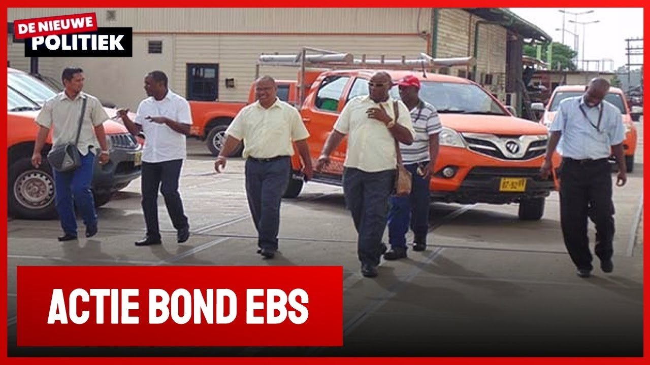 EBS werknemersbond landelijk in actie! (Suriname)