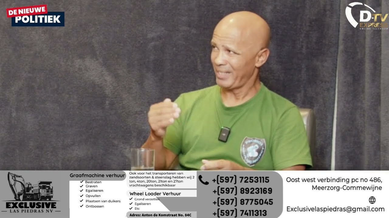 Erlan Sleur: Regering bewust bezig in case mennonieten (Suriname)