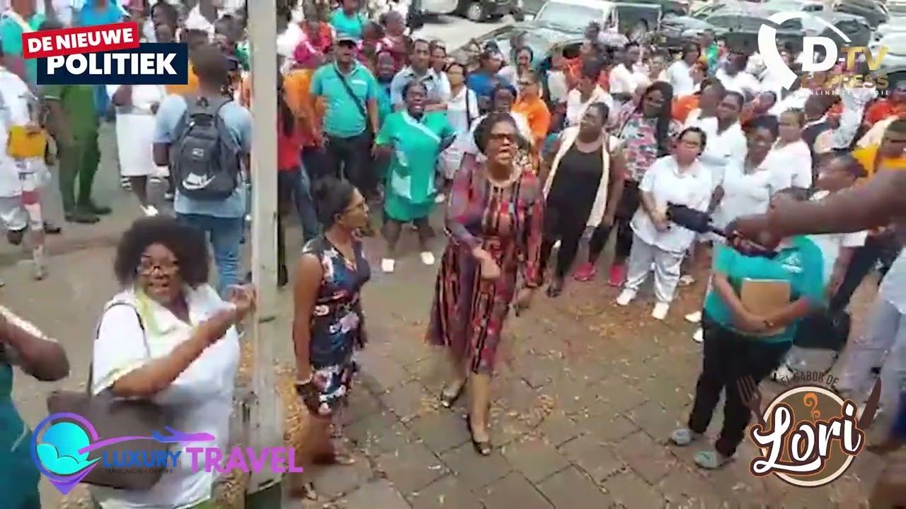 flitsen actie verpleegkundigen. Ze gaan de straat op