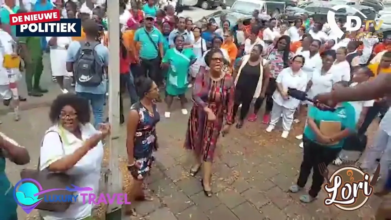 flitsen actie verpleegkundigen. Ze gaan de straat op