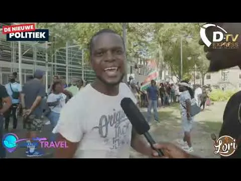 Flitsen protestactie in Paramaribo 17 februari 2023 (Suriname)