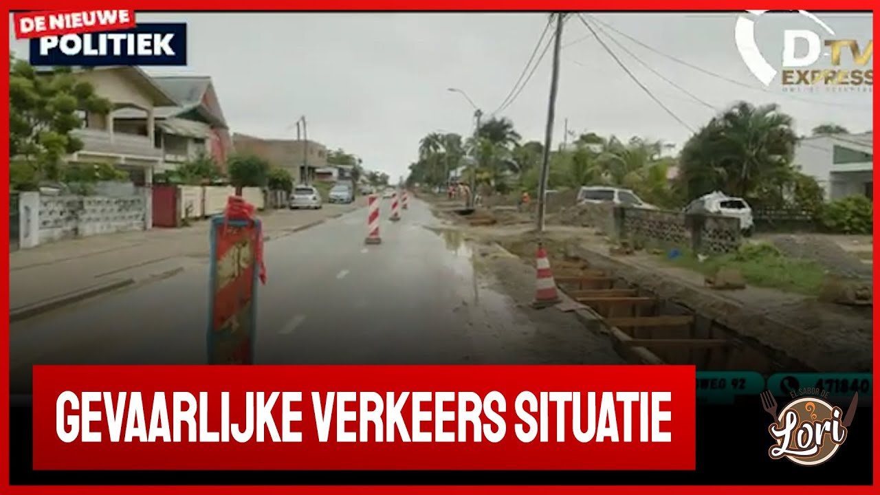 Gevaarlijke verkeers situatie (SURINAME)