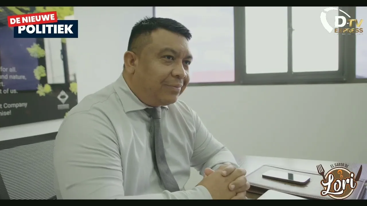 in gesprek met TCT Minister Jubitana