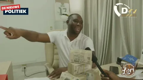 Joel Martinus alias bordo geeft schoolkinderen financiele steun