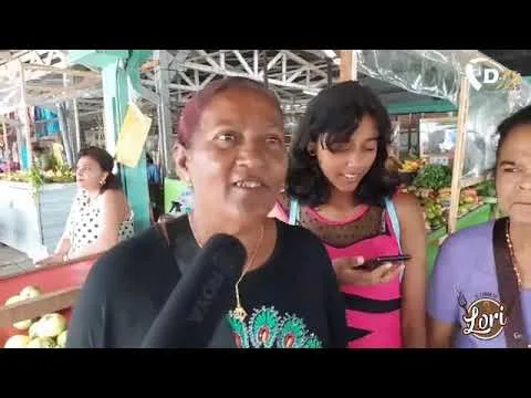 Live flitsen uit Openbare Markt Nickerie