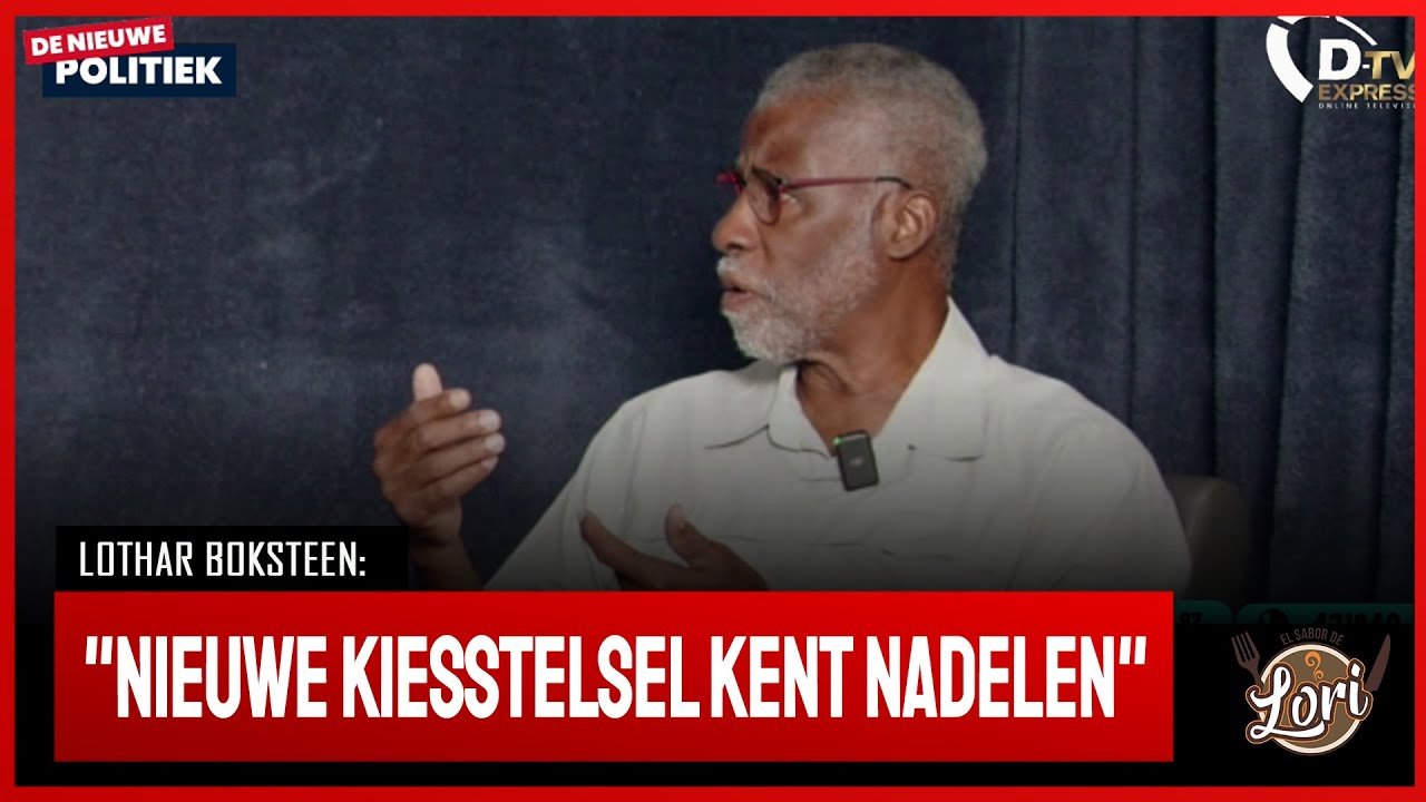 Lothar Boksteen “Het nieuwe kiesstelsel kent zijn nadelen” (SURINAME)