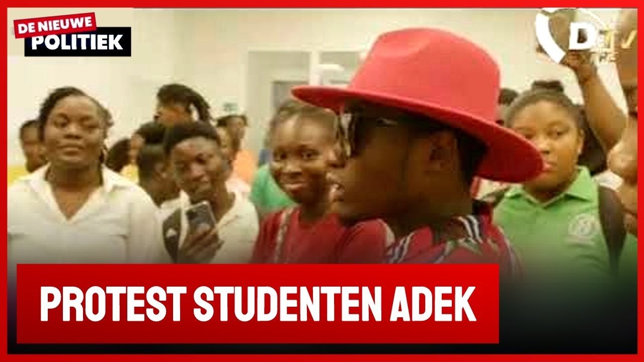 Politie betrokken bij actie studenten ADEK Campus (Suriname)
