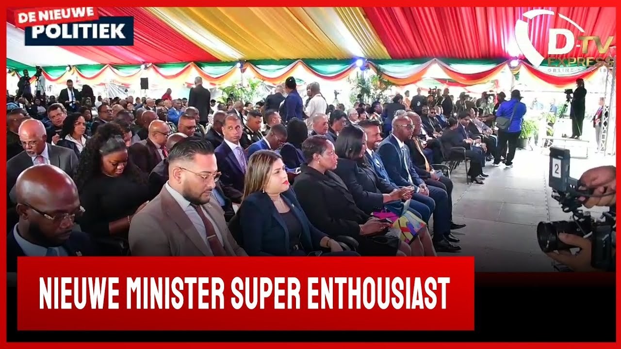 🚀 De Nieuwe Politiek LIVE • Aankomst presidentieel paleis (Suriname)