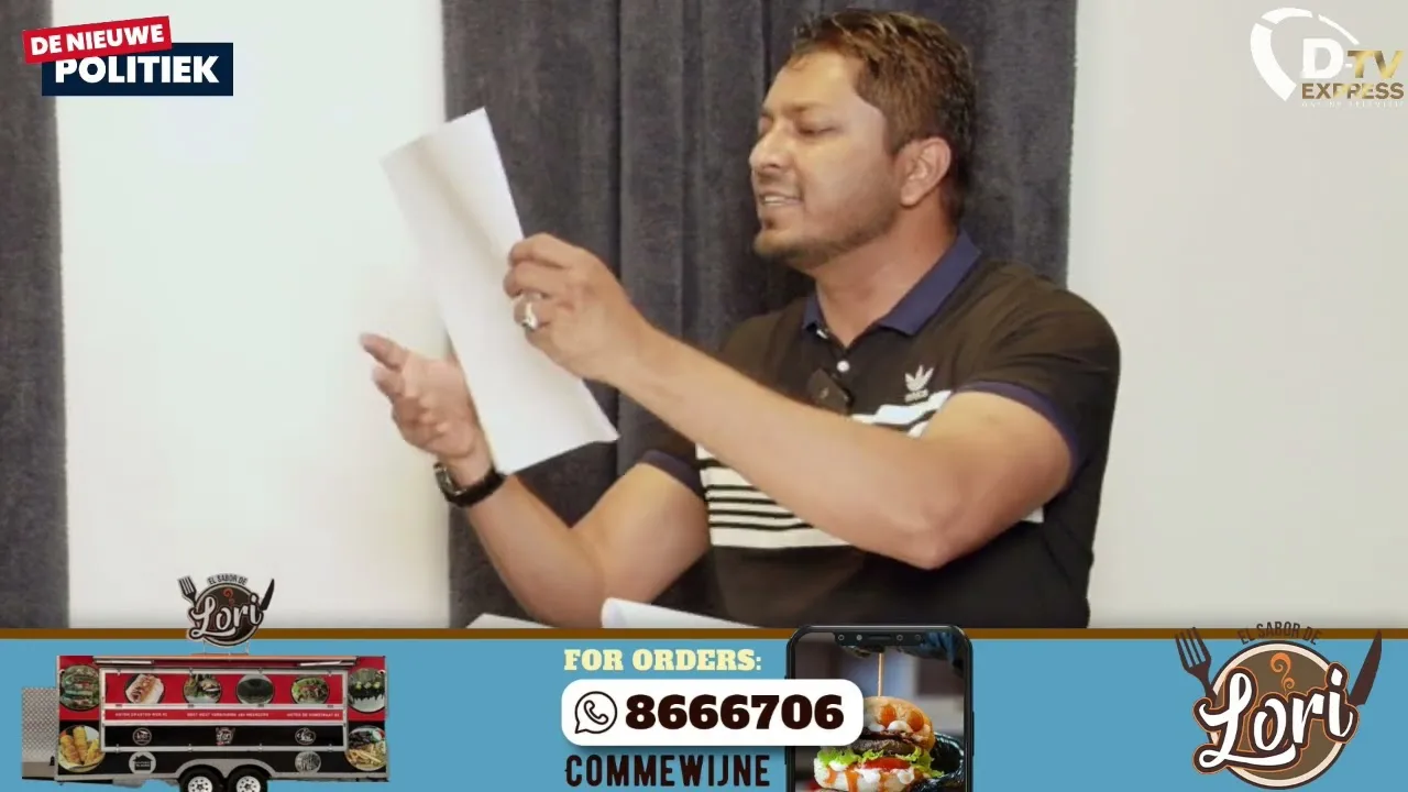 De Nieuwe Politiek Live: Amzad Abdoel gaat in op financiële zaken regering Santokhi