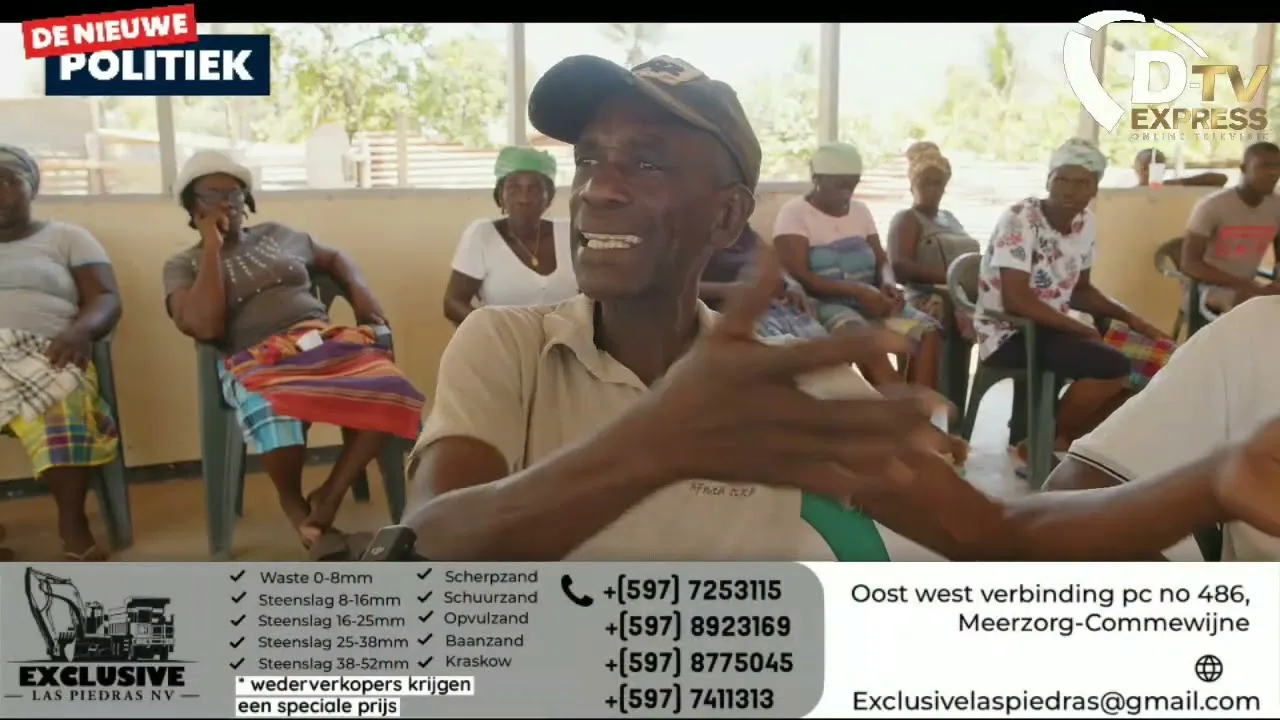 De Nieuwe Politiek Live: bewoners Balingsoela: Staatsolie komt in ons gebied