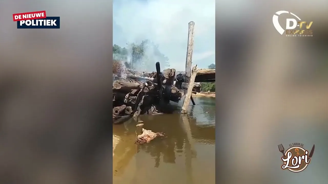 🟥De Nieuwe Politiek Live: Brug naar Nieuw Jakob Kondre volledig afgebrand.