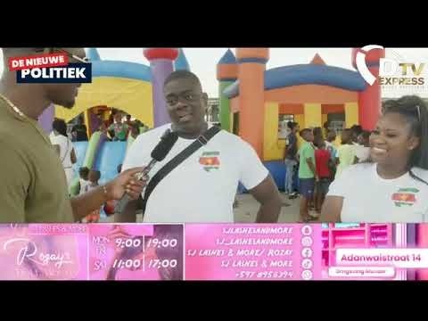 De Nieuwe Politiek Live: De Nieuwe Politiek Live; kinder festival te volksbuurt Ramgoe