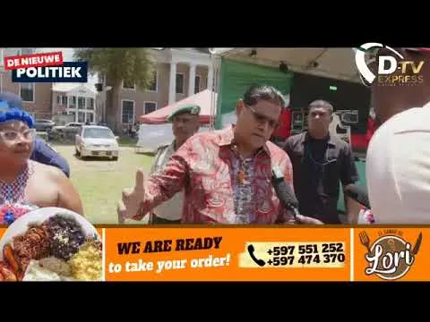 De Nieuwe Politiek Live: Deel 2 Flitsen inheemse dagPres Santokhi toespraak