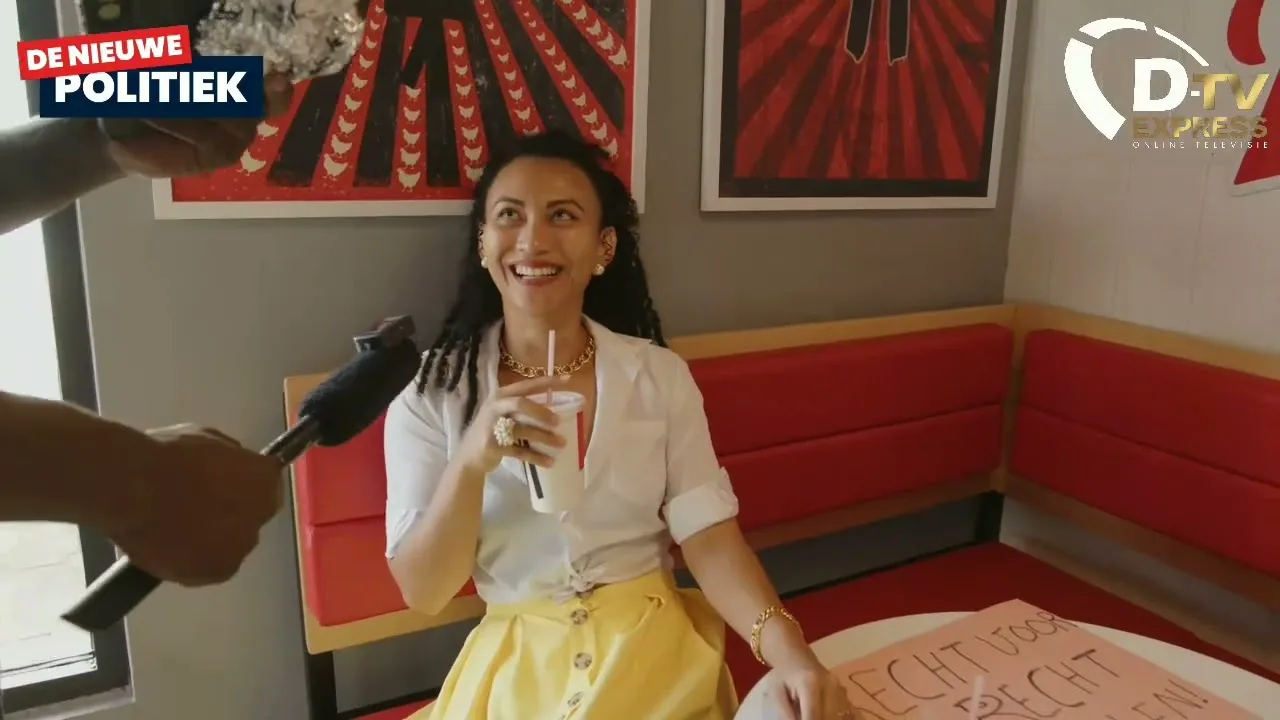 De Nieuwe Politiek Live : Enorme drukte bij KFC waterkantc
