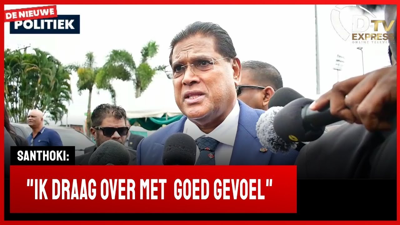 🚀 De Nieuwe Politiek LIVE • flitsen inaugiratie president/vice-president (Suriname)