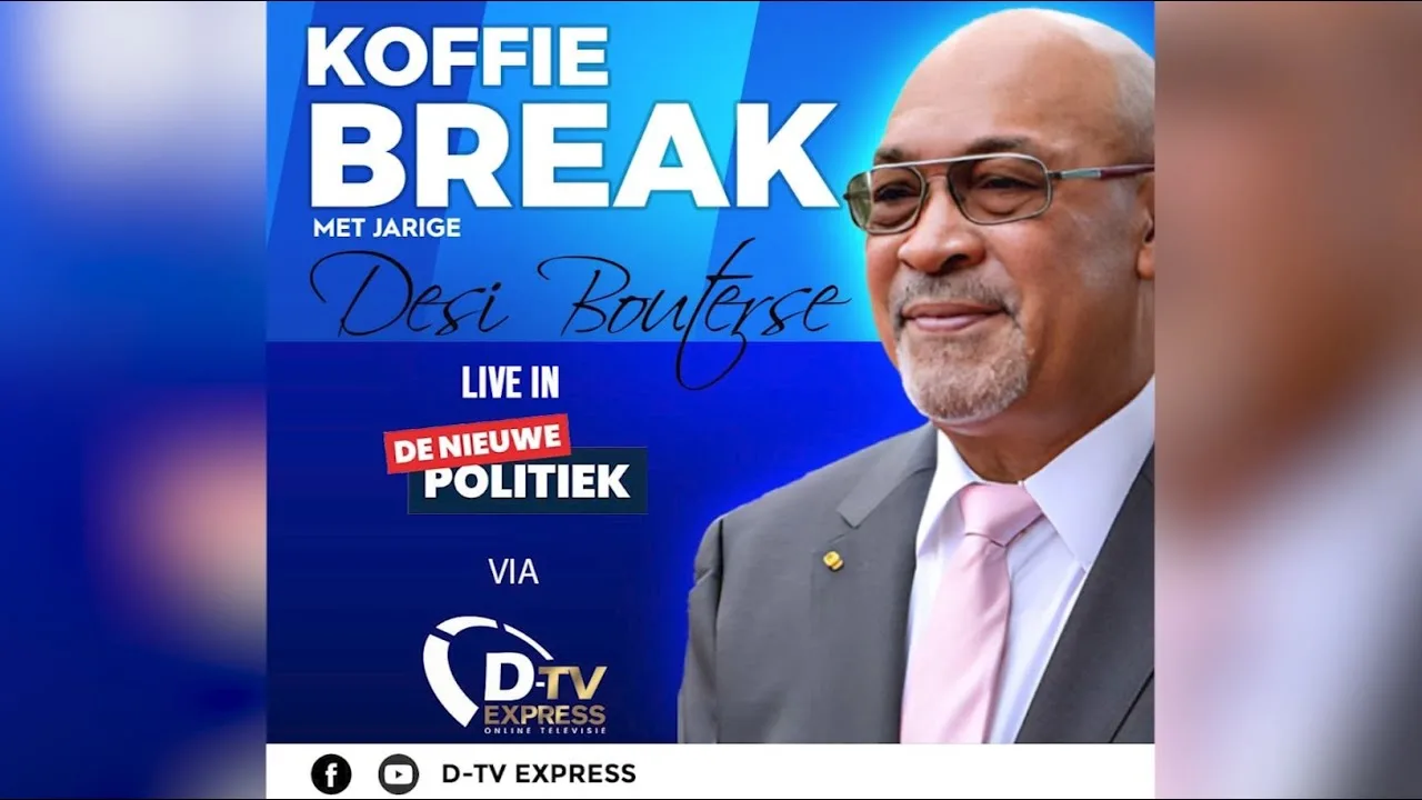 De Nieuwe Politiek Live: Koffiebreak met Desi Bouterse 78jaar