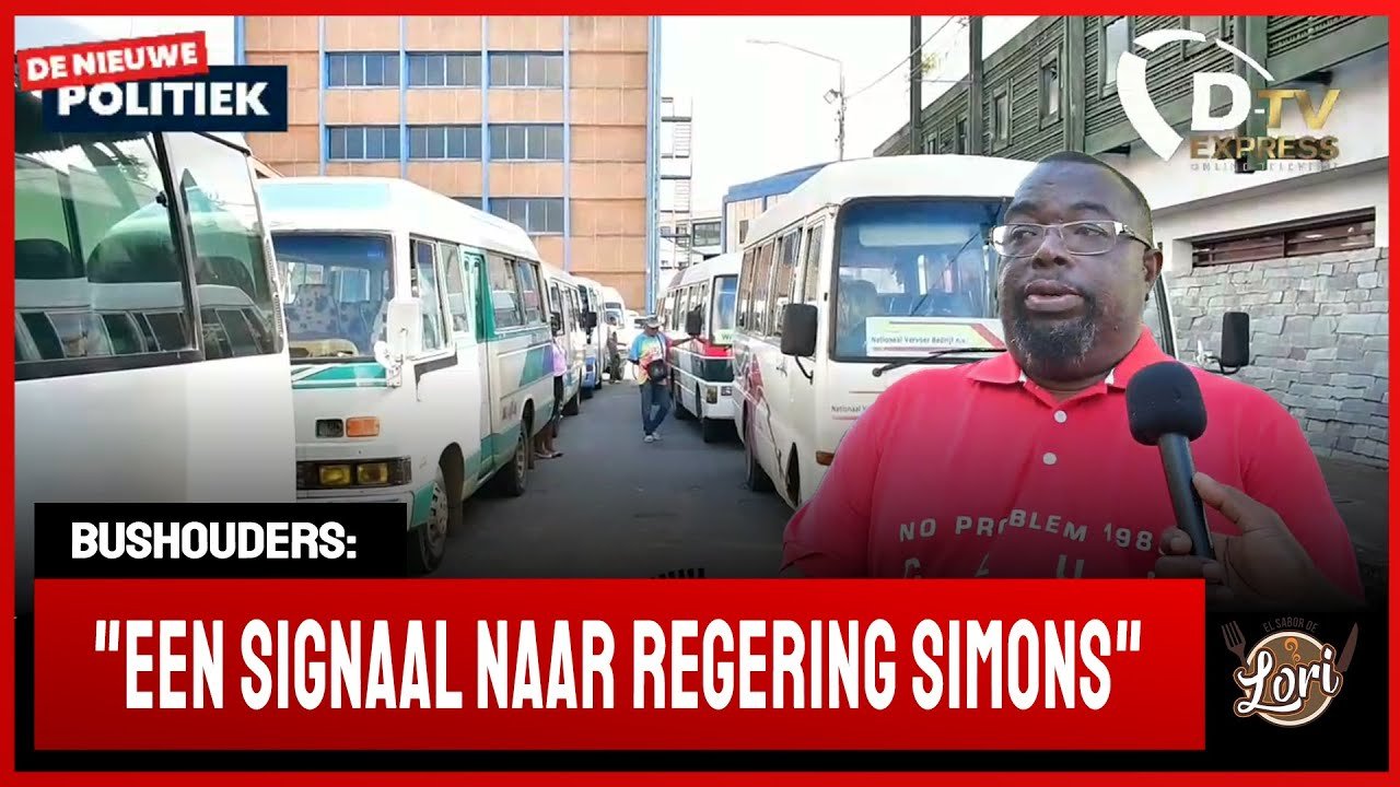π De Nieuwe Politiek LIVE β’ NVB bushouders barricaderen Heiligenweg (Suriname)