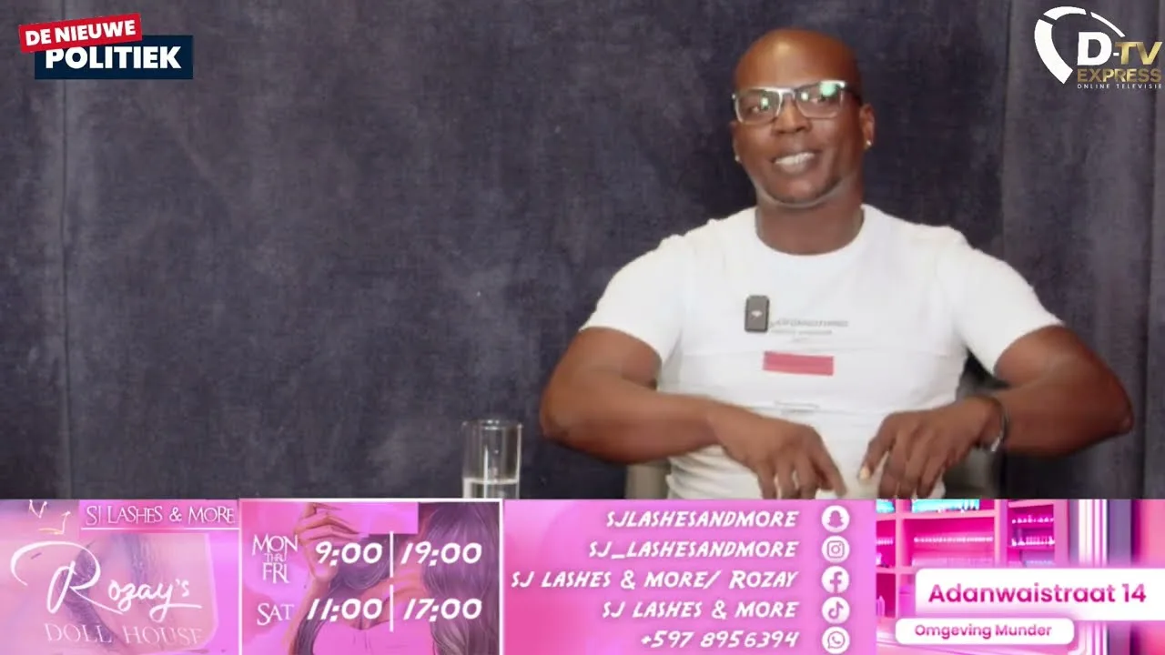 🚀 De Nieuwe Politiek LIVE • Siebrano Piqué over ontwikkeling Politiek Suriname