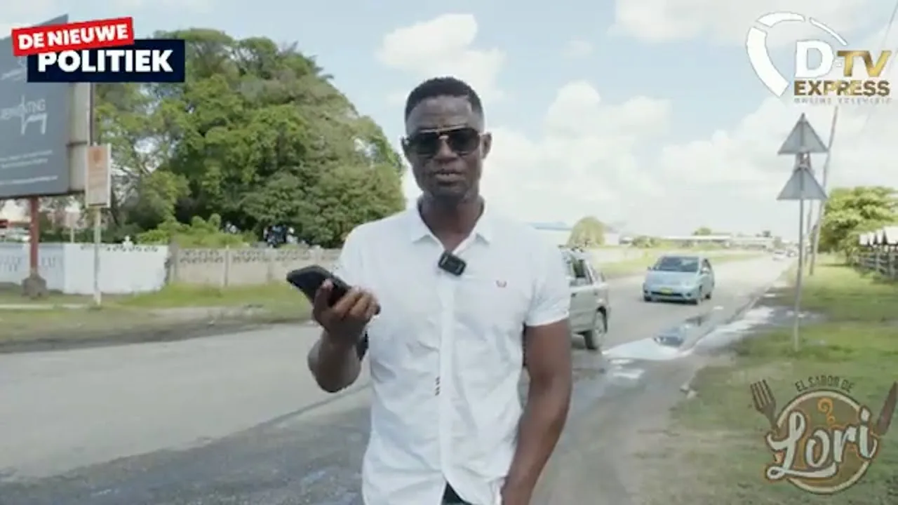 De Nieuwe Politiek Live: slechte wegsituatie Anamoestraat/Jozef Isrealstraat