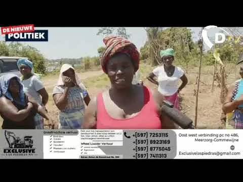 De Nieuwe Politiek Live: vrouwen Balingsoela: Staatsolie doet niets voor ons na watersnood