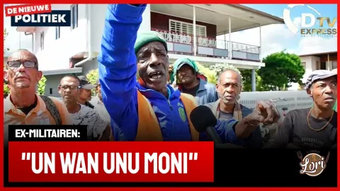 Ex-militairen barricaderen Thomsenstraat; eisen uitbetaling