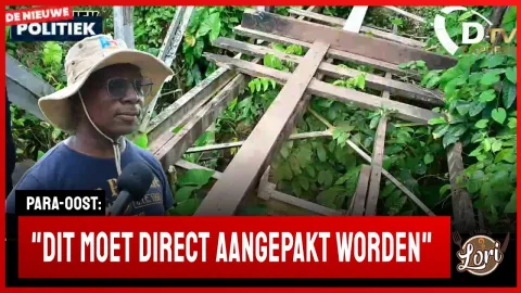 Gevaarlijke situatie loopbrug Lavigilantia (Para)