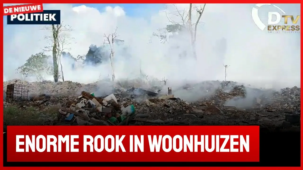 Grote brand bij vuilstortplaats Charlesburg